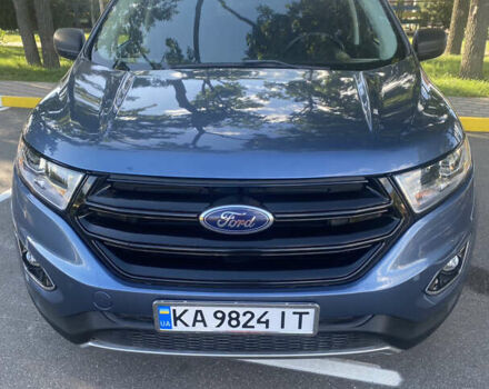 Синий Форд Эдж, объемом двигателя 2 л и пробегом 100 тыс. км за 17800 $, фото 7 на Automoto.ua