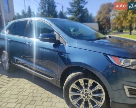 Синій Форд Едж, об'ємом двигуна 2 л та пробігом 140 тис. км за 16500 $, фото 8 на Automoto.ua