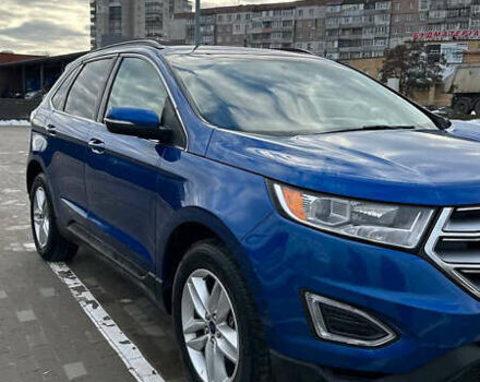 Синий Форд Эдж, объемом двигателя 2 л и пробегом 179 тыс. км за 13700 $, фото 2 на Automoto.ua