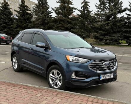 Синий Форд Эдж, объемом двигателя 2 л и пробегом 88 тыс. км за 18000 $, фото 1 на Automoto.ua