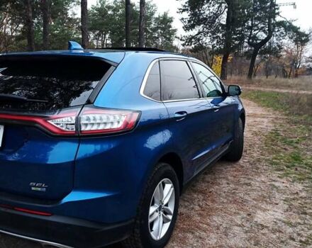 Синий Форд Эдж, объемом двигателя 2 л и пробегом 120 тыс. км за 18500 $, фото 10 на Automoto.ua