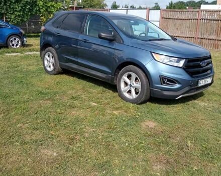 Синий Форд Эдж, объемом двигателя 2 л и пробегом 100 тыс. км за 17250 $, фото 1 на Automoto.ua