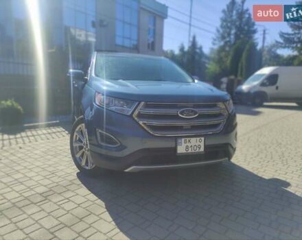 Синій Форд Едж, об'ємом двигуна 2 л та пробігом 140 тис. км за 16500 $, фото 1 на Automoto.ua
