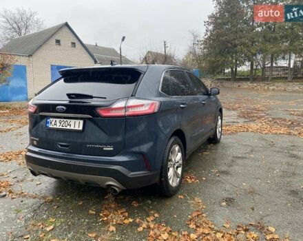 Синий Форд Эдж, объемом двигателя 2 л и пробегом 113 тыс. км за 18500 $, фото 3 на Automoto.ua