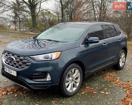 Синий Форд Эдж, объемом двигателя 2 л и пробегом 113 тыс. км за 18500 $, фото 4 на Automoto.ua