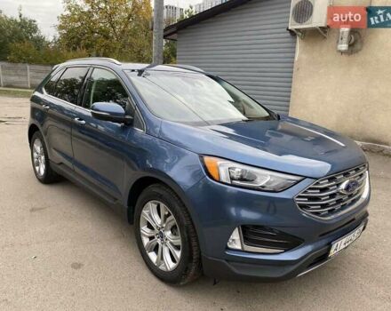 Синий Форд Эдж, объемом двигателя 2 л и пробегом 57 тыс. км за 20500 $, фото 5 на Automoto.ua