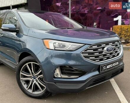 Синій Форд Едж, об'ємом двигуна 2 л та пробігом 60 тис. км за 18990 $, фото 1 на Automoto.ua