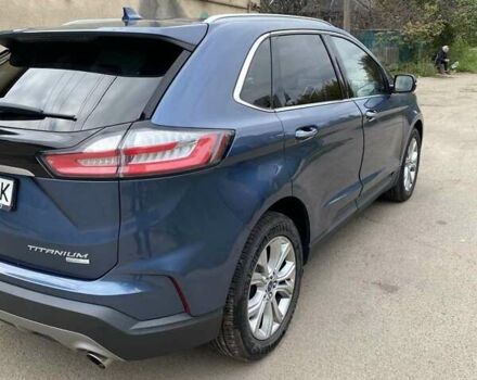 Синий Форд Эдж, объемом двигателя 2 л и пробегом 57 тыс. км за 20500 $, фото 2 на Automoto.ua