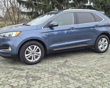 Синий Форд Эдж, объемом двигателя 2 л и пробегом 248 тыс. км за 14499 $, фото 1 на Automoto.ua