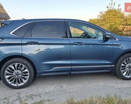 Синий Форд Эдж, объемом двигателя 2 л и пробегом 163 тыс. км за 28700 $, фото 5 на Automoto.ua