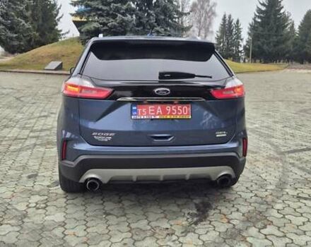 Синий Форд Эдж, объемом двигателя 2 л и пробегом 248 тыс. км за 14499 $, фото 4 на Automoto.ua