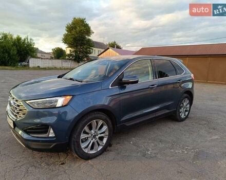 Синій Форд Едж, об'ємом двигуна 2 л та пробігом 37 тис. км за 20900 $, фото 2 на Automoto.ua