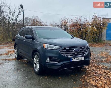 Синий Форд Эдж, объемом двигателя 2 л и пробегом 113 тыс. км за 18500 $, фото 6 на Automoto.ua