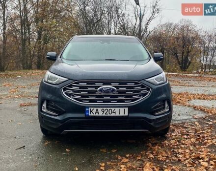 Синий Форд Эдж, объемом двигателя 2 л и пробегом 113 тыс. км за 18500 $, фото 5 на Automoto.ua