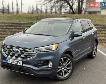 Синій Форд Едж, об'ємом двигуна 2 л та пробігом 61 тис. км за 17500 $, фото 3 на Automoto.ua