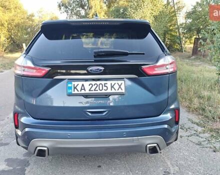Синий Форд Эдж, объемом двигателя 2 л и пробегом 163 тыс. км за 28700 $, фото 3 на Automoto.ua