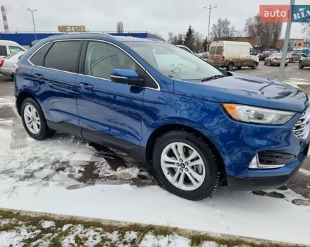 Синий Форд Эдж, объемом двигателя 2 л и пробегом 163 тыс. км за 15950 $, фото 10 на Automoto.ua