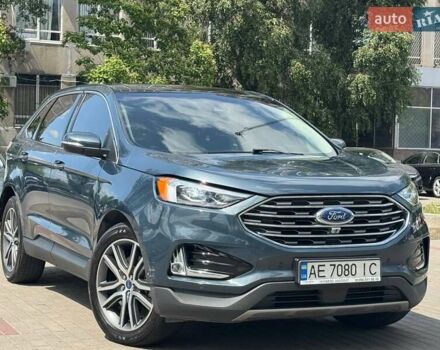 Синий Форд Эдж, объемом двигателя 2 л и пробегом 125 тыс. км за 21200 $, фото 1 на Automoto.ua