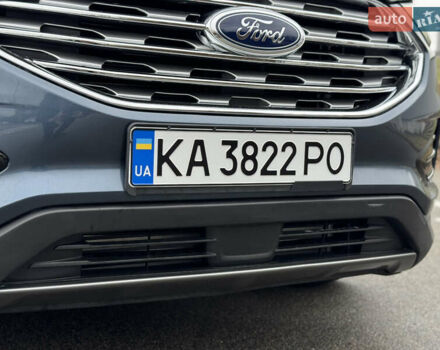 Синій Форд Едж, об'ємом двигуна 2 л та пробігом 61 тис. км за 17500 $, фото 1 на Automoto.ua