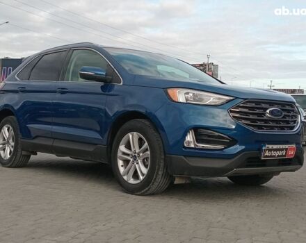 Синий Форд Эдж, объемом двигателя 2 л и пробегом 128 тыс. км за 19190 $, фото 7 на Automoto.ua