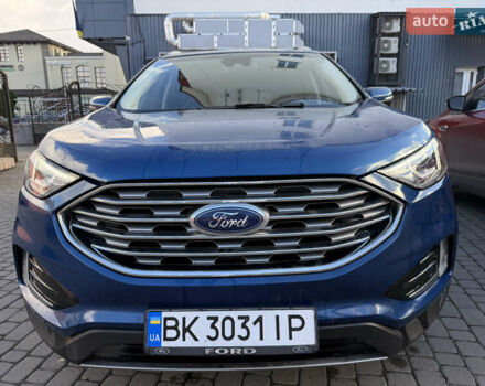 Синий Форд Эдж, объемом двигателя 2 л и пробегом 104 тыс. км за 17900 $, фото 1 на Automoto.ua