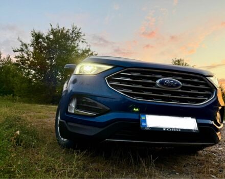 Синий Форд Эдж, объемом двигателя 2 л и пробегом 104 тыс. км за 15700 $, фото 2 на Automoto.ua