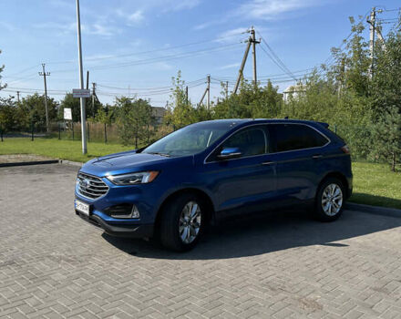Синий Форд Эдж, объемом двигателя 2 л и пробегом 51 тыс. км за 23500 $, фото 3 на Automoto.ua