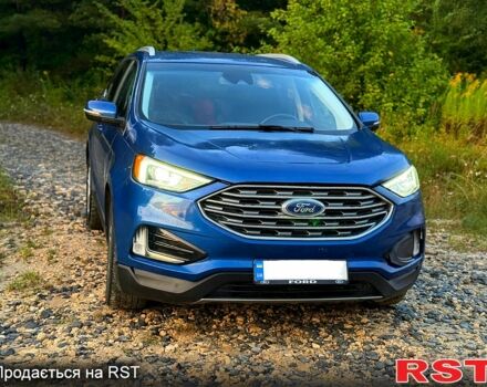Синий Форд Эдж, объемом двигателя 2 л и пробегом 97 тыс. км за 17900 $, фото 2 на Automoto.ua