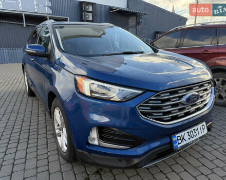 Синий Форд Эдж, объемом двигателя 2 л и пробегом 104 тыс. км за 17900 $, фото 2 на Automoto.ua