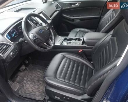 Синий Форд Эдж, объемом двигателя 2 л и пробегом 62 тыс. км за 18700 $, фото 18 на Automoto.ua