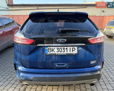 Синий Форд Эдж, объемом двигателя 2 л и пробегом 104 тыс. км за 17900 $, фото 5 на Automoto.ua