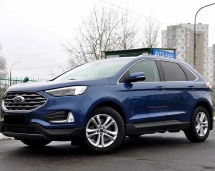 Синий Форд Эдж, объемом двигателя 2 л и пробегом 64 тыс. км за 15500 $, фото 3 на Automoto.ua