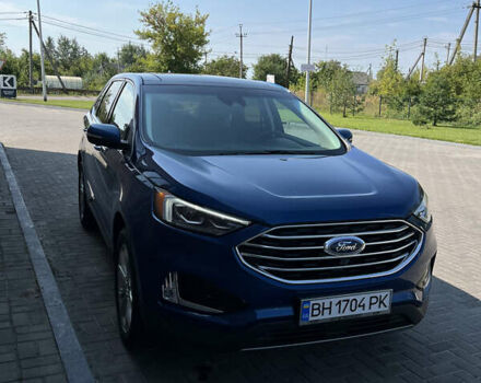 Синий Форд Эдж, объемом двигателя 2 л и пробегом 51 тыс. км за 23500 $, фото 2 на Automoto.ua