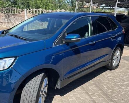 Синій Форд Едж, об'ємом двигуна 2 л та пробігом 87 тис. км за 21999 $, фото 3 на Automoto.ua