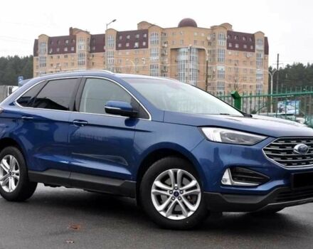 Синий Форд Эдж, объемом двигателя 2 л и пробегом 64 тыс. км за 15500 $, фото 1 на Automoto.ua