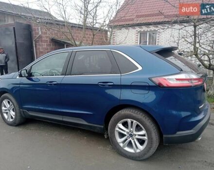 Синий Форд Эдж, объемом двигателя 2 л и пробегом 62 тыс. км за 18700 $, фото 1 на Automoto.ua