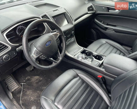 Синий Форд Эдж, объемом двигателя 2 л и пробегом 116 тыс. км за 14500 $, фото 6 на Automoto.ua