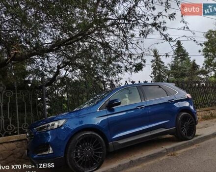 Синий Форд Эдж, объемом двигателя 2 л и пробегом 63 тыс. км за 24000 $, фото 1 на Automoto.ua