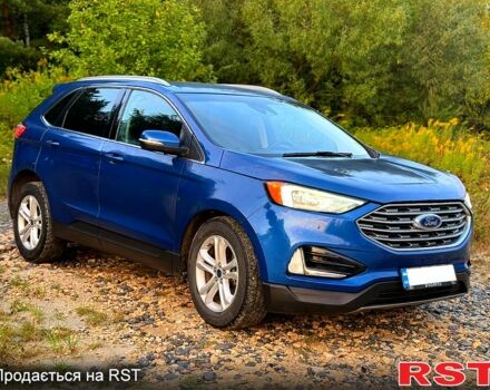 Синий Форд Эдж, объемом двигателя 2 л и пробегом 97 тыс. км за 17900 $, фото 1 на Automoto.ua