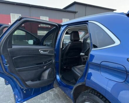 Синий Форд Эдж, объемом двигателя 2 л и пробегом 104 тыс. км за 15700 $, фото 7 на Automoto.ua