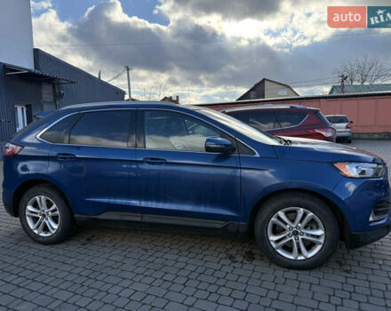 Синий Форд Эдж, объемом двигателя 2 л и пробегом 104 тыс. км за 17900 $, фото 3 на Automoto.ua