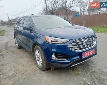 Синий Форд Эдж, объемом двигателя 2 л и пробегом 62 тыс. км за 18700 $, фото 3 на Automoto.ua