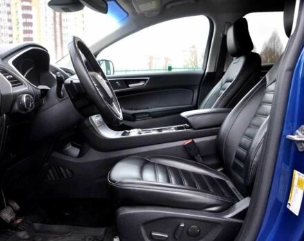 Синий Форд Эдж, объемом двигателя 2 л и пробегом 64 тыс. км за 15500 $, фото 5 на Automoto.ua