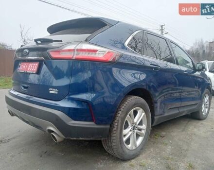 Синий Форд Эдж, объемом двигателя 2 л и пробегом 62 тыс. км за 18700 $, фото 2 на Automoto.ua