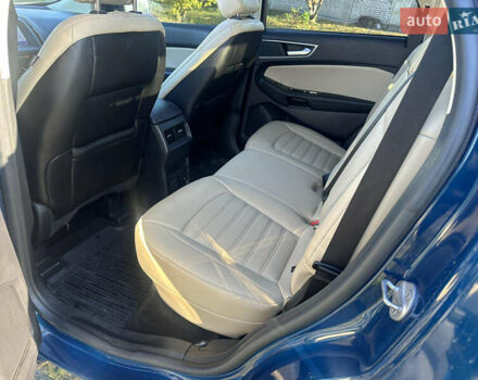 Синий Форд Эдж, объемом двигателя 2 л и пробегом 130 тыс. км за 17700 $, фото 7 на Automoto.ua