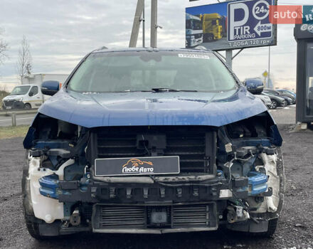 Синий Форд Эдж, объемом двигателя 2 л и пробегом 116 тыс. км за 14500 $, фото 1 на Automoto.ua