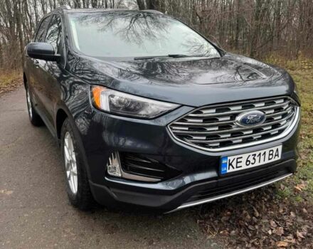 Синий Форд Эдж, объемом двигателя 2 л и пробегом 73 тыс. км за 21800 $, фото 1 на Automoto.ua