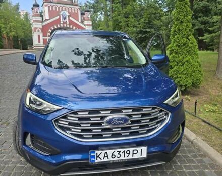 Синий Форд Эдж, объемом двигателя 2 л и пробегом 177 тыс. км за 21300 $, фото 12 на Automoto.ua