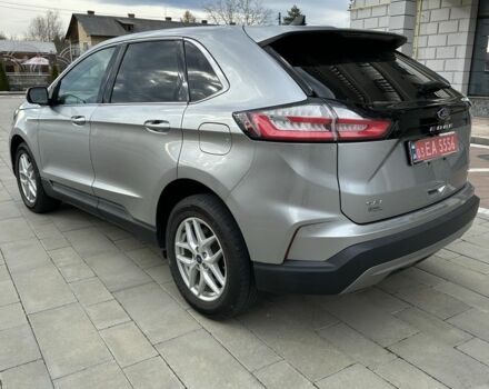 Синий Форд Эдж, объемом двигателя 2 л и пробегом 96 тыс. км за 21000 $, фото 1 на Automoto.ua