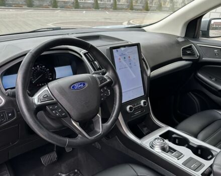 Синий Форд Эдж, объемом двигателя 2 л и пробегом 96 тыс. км за 21000 $, фото 5 на Automoto.ua